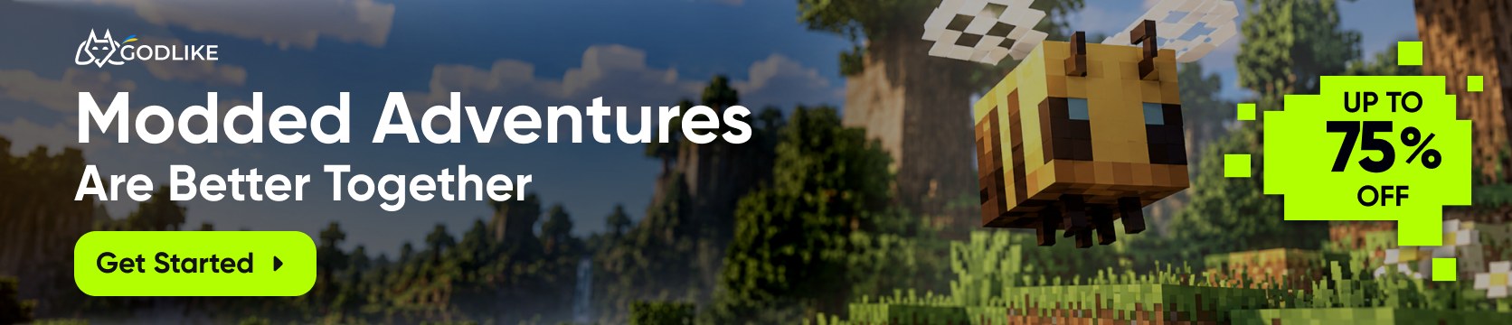 Godlike.Host: Modded Adventures Are Better Together, up to 75% off