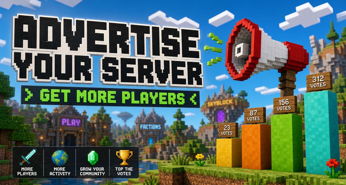 How to Advertise Your Minecraft Server and Get More Players