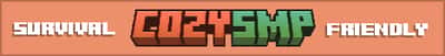 CozySMP Minecraft server banner