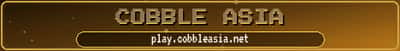 Cobble Asia Minecraft server banner