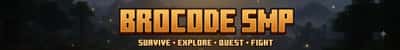 BroCode SMP Minecraft server banner