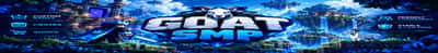 GOAT smp Minecraft server banner