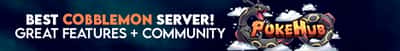 PokeHub Minecraft server banner