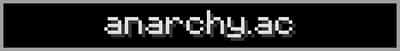 Anarchy Minecraft server banner