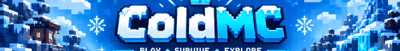 ColdMC Minecraft server banner