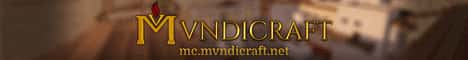 MVNDICRAFT Medieval geopol Minecraft server banner