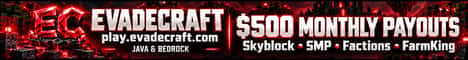 EvadeCraft Minecraft server banner
