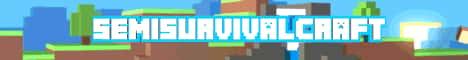 SemiSurvivalCraft Minecraft server banner