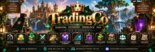 TradingCo SMP Minecraft server banner