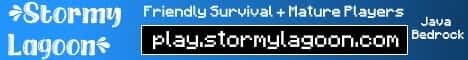 Stormy Lagoon Minecraft server banner