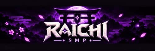 Raichi SMP Minecraft server banner