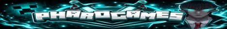 PharoGames Minecraft server banner