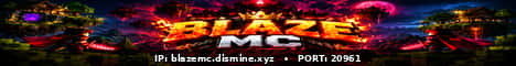 Blazemc Minecraft server banner