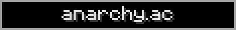 Anarchy Minecraft server banner